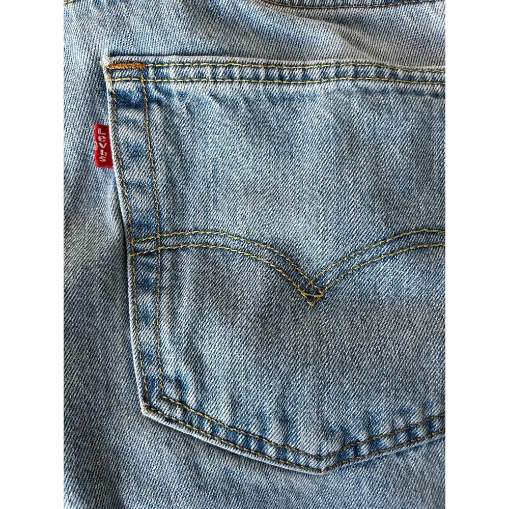 90's Levis 505 Denim Jeans Straight Leg Red Tab Five Pocket Blue Size 36 x 28.5